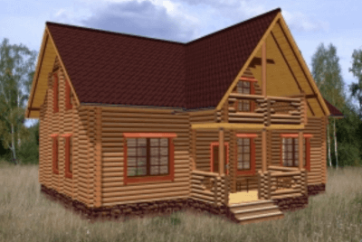 Проект современного деревянного дома № 91/32. Фасады, планировки(анонс).