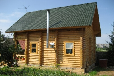 Лаконичный проект деревянного дачного дома № 91/33. Фасады, планировки(анонс).