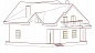 Проект современного дома с панорамным остеклением 92/106. Вид 2.