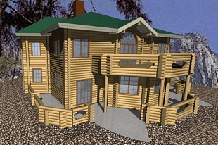 Проект деревянного дома Жуковка-К