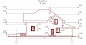 Проект двухэтажного дома с эркером и гаражом 92/102. Вид 2.