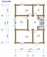 Проект дома без балкона 110/79. 2 этаж