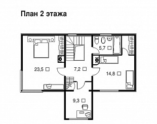 Проект коттеджа (дачного дома) № 100/107 Дом с бельведером