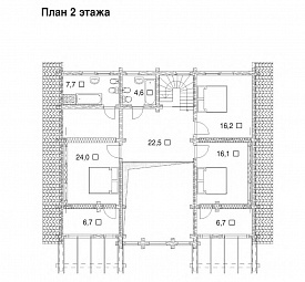 Проект коттеджа (дачного дома) № 100/176 Боровик-250