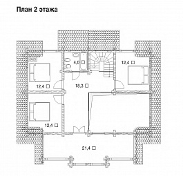Проект коттеджа (дачного дома) № 100/52 Боровик-189